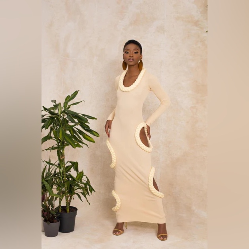 Kai Collective - Anuli Knitted Cut Out Dress